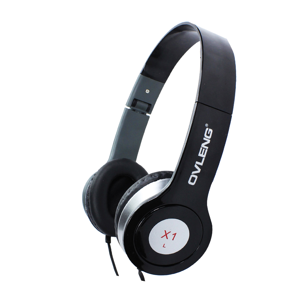X1 Dynamic Stereo Headphone with Mic for Phone and COMPUTER (Black)